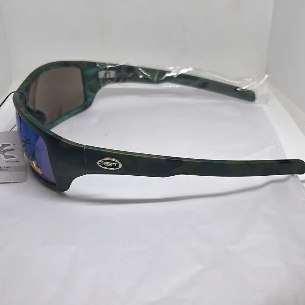 X-Loop Camouflage Mirrored Mens Sunglasses